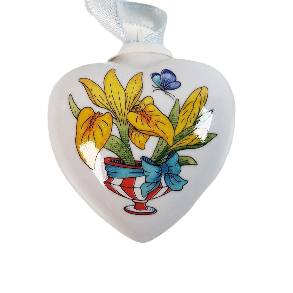 Hutschenreuther Mini Herzen Fruhlingsgrusse Porcelain Heart