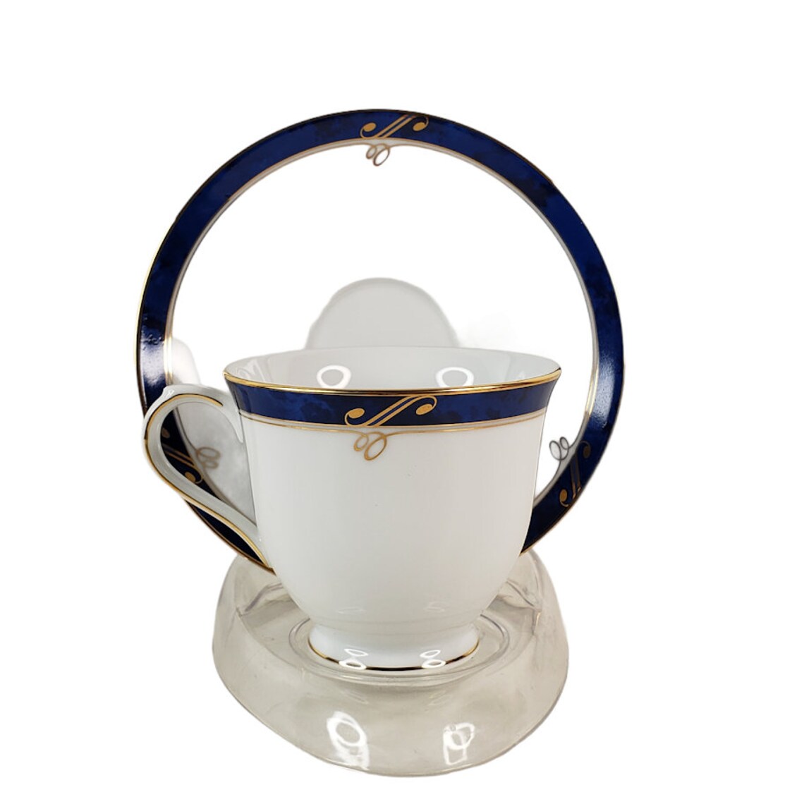 Vintage Nikko Fine China Sapphire Patra Tea Cup and Saucer Etsy Ireland