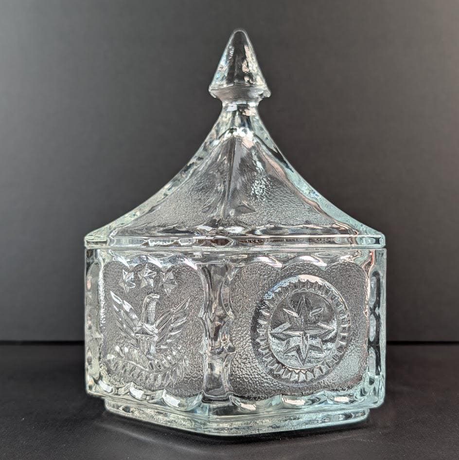 Indiana Glass Eagle and Star - Etsy