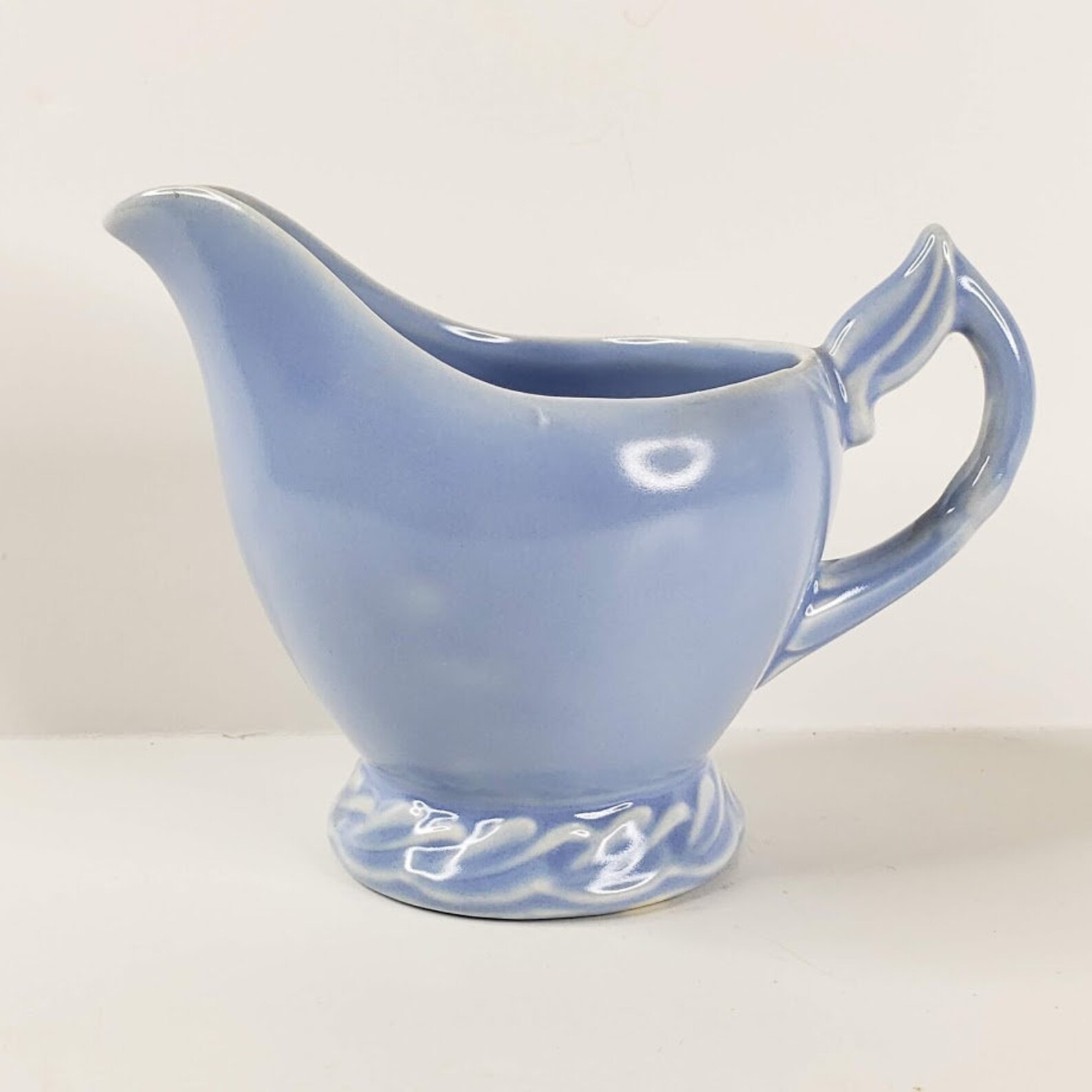 Vernon Kilns Native California Pottery Ceramic Creamer Blue Etsy