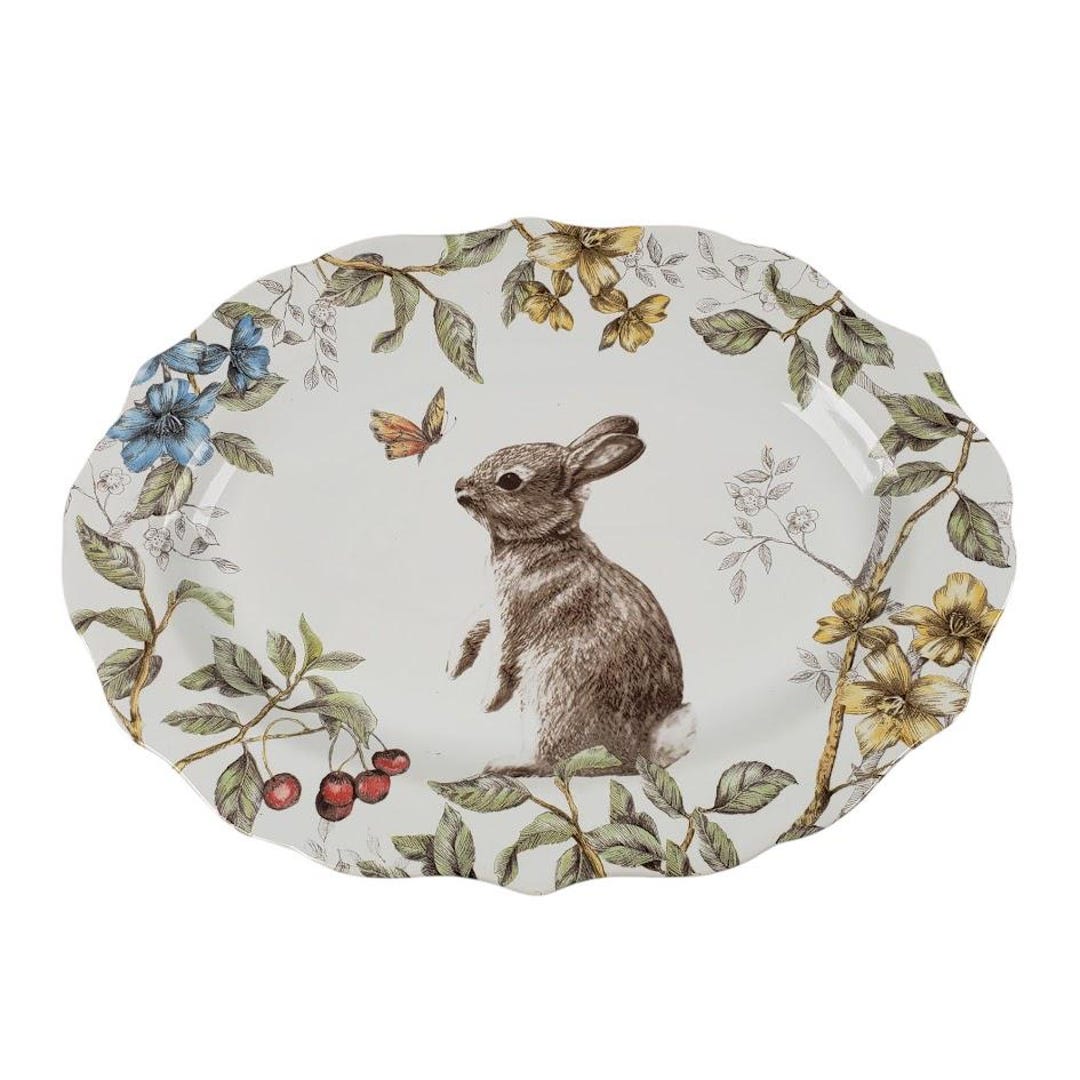 Pier 1 Sofie the Bunny Platter Easter Spring Tableware Porcelain 14 ...