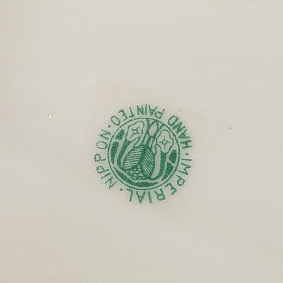 Antique Imperial Nippon Porcelain Bowl Hand Painted Gold Moriage