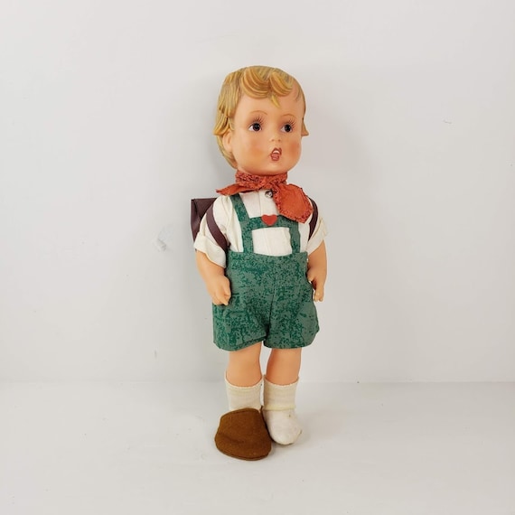 Vintage M J Hummel Engel Peterle School Boy Doll Vinyl Puppen in Trachten 8  - Etsy