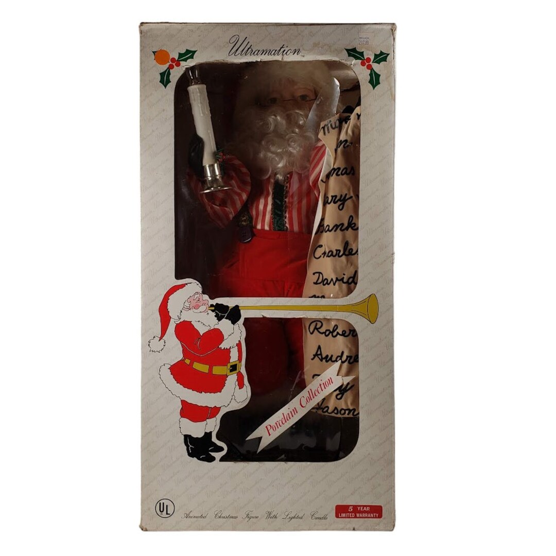 Ultramation Animated Christmas Display Figure Santa Claus With Etsy UK