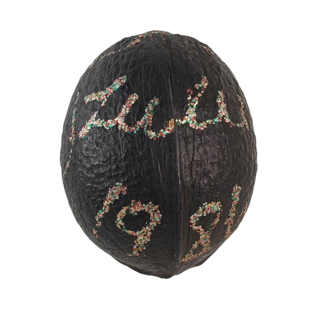 Zulu Coconut Mardi Gras Krewe Parade Throw 1986 Nut Inside Etsy