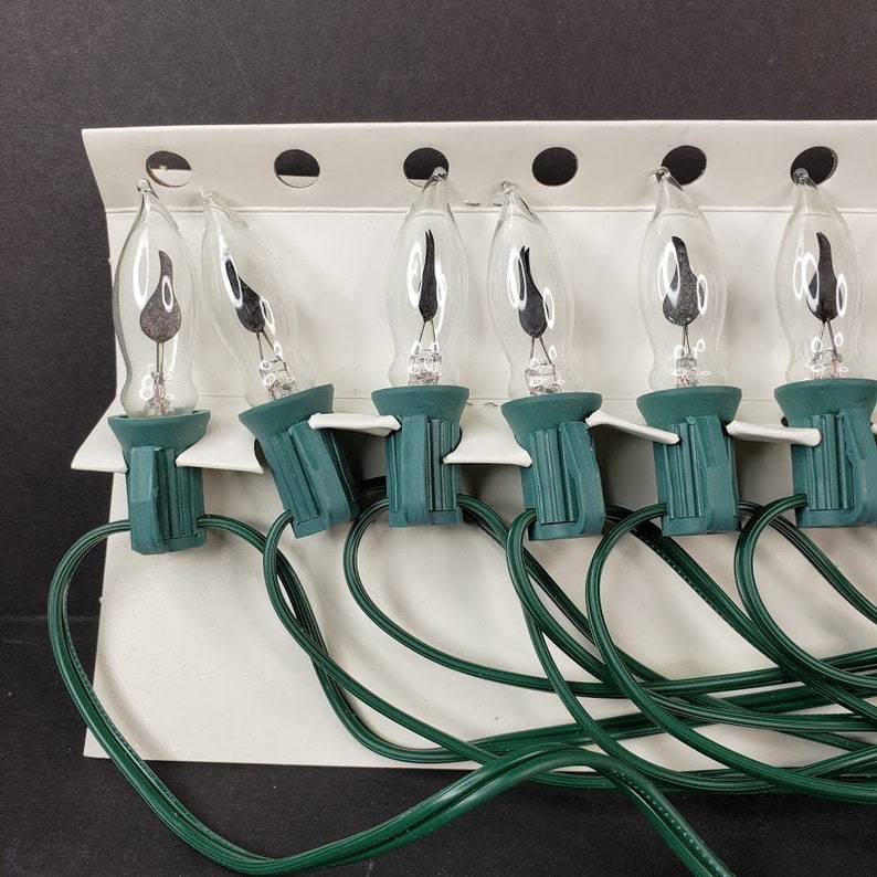 Silvestri 15 Flicker Christmas Tree Lights Set Old Fashioned Etsy