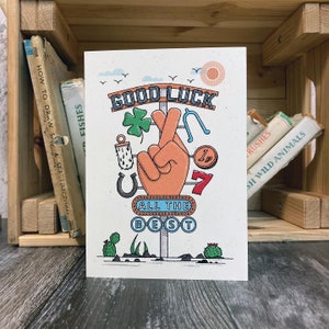 Good Luck greeting card