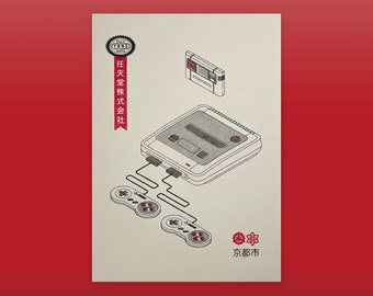 Nintendo SNES Risograftryck