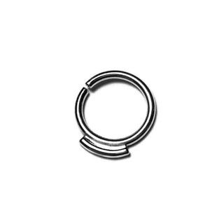 Simple Little Tribal Septum Ring - Nickel free Sterling Silver - Piercing - Nostril - Septum - Helix - Rook - Daith - Tragus - Conch