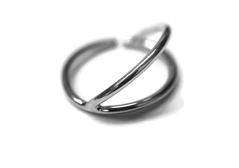 Silver Double Layered Nose Ring Double Nose Hoop Nickel-Free Solid Sterling Silver Nostril Piercing Nose Jewelry image 5