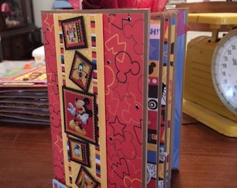 Disney Vacation Mini Paper Bag Album Autograph Book Complete Just add Pics