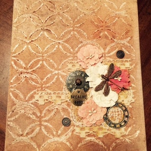 Vintage Style Mixed Media Canvas