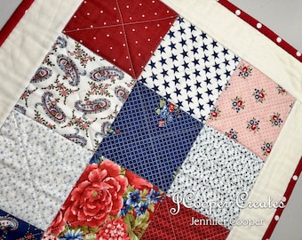 Belle Isle Moda Table Runner Handmade Quilted