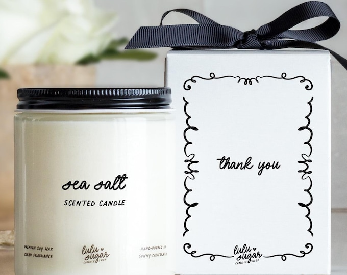Thank You Gifts Thank You Candle Gifts for Teachers Gifts Soy Candles Scented Candles Best Friend Gifts for Sister