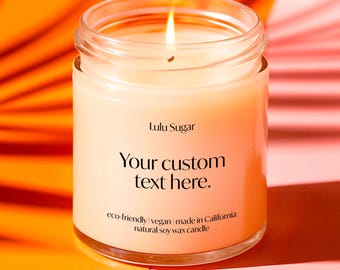 Smells like Custom Candle Custom Scented Candle Gift for her Candle Gift for Him Funny Candle Birthday Christmas Bridesmaid Best Friend Gift