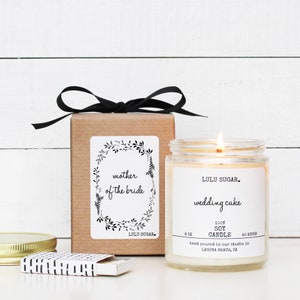 Mother of Bride Gift, Mother of Bride Candle, Gift From Bride, Gifts for in  Laws, Mother in Law, Candle Gifts, Wedding Gifts, Gift Box 