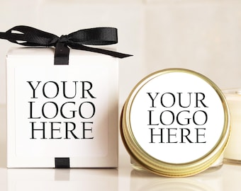 Custom Logo Candles Board Member Gift Employee Realtor Closing Client Gifts