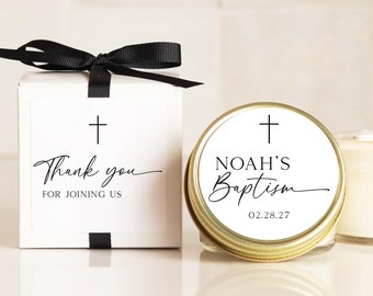 Baptism Favors Boy Bulk Candles Baptism Party Favors Christening Favors Baptism Candle Favor Baptism Candle Box Communion Favors