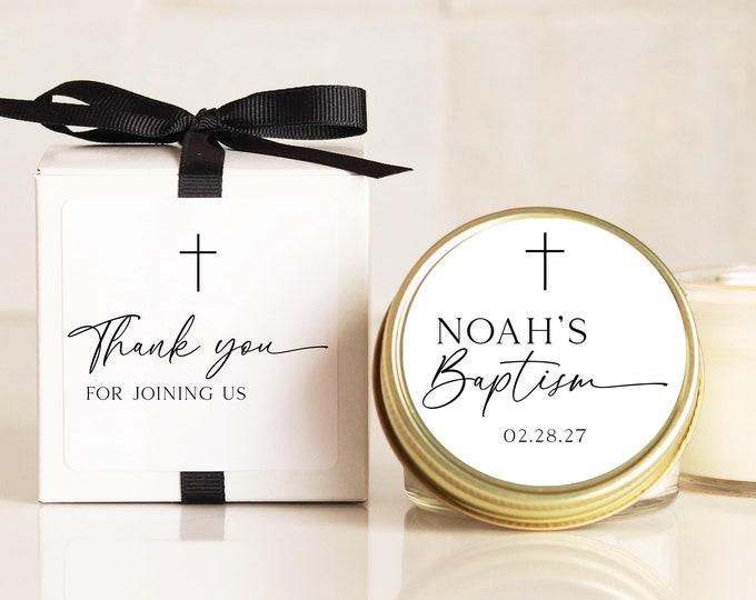Baptism Favors Boy Bulk Candles Baptism Party Favors Christening Favors Baptism Candle Favor Baptism Candle Box Communion Favors