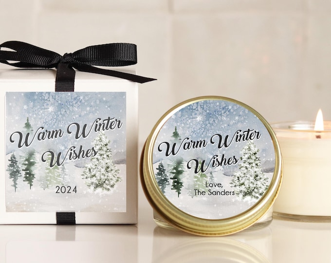 Christmas Candles Christmas Gifts for Coworkers White elephant Gifts Teacher Gifts Neighbor Gifts Secret Santa Gifts for Employees