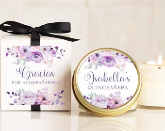 Quinceanera Favors, Quinceanera Candles, 15th Birthday Party, Mis quince años,  Quinceanera party favors, Quince Favors, Favors in Spanish