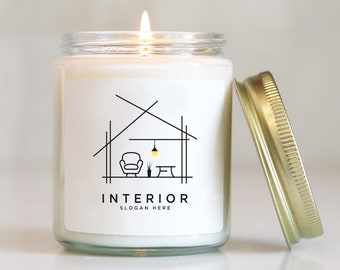 Corporate Logo Candle | Custom Logo Candle | Private label Candles | Add Logo to Candle | Corporate Gift Candle