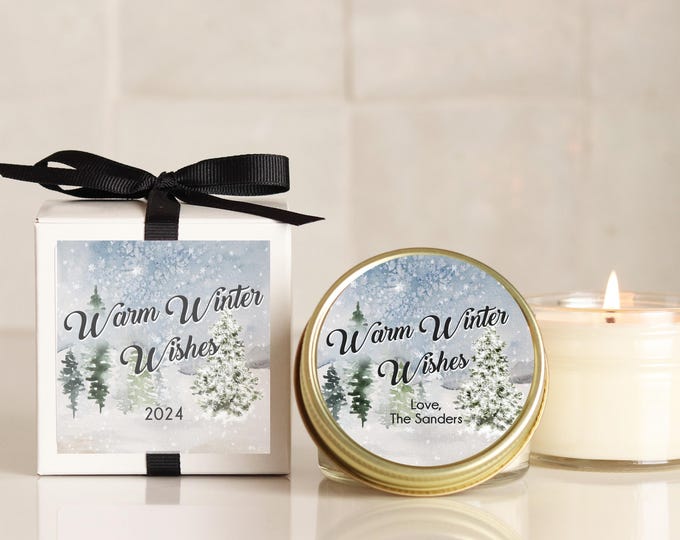 Christmas Candles Christmas Gifts for Coworkers White elephant Gifts Teacher Gifts Neighbor Gifts Secret Santa Gifts for Employees