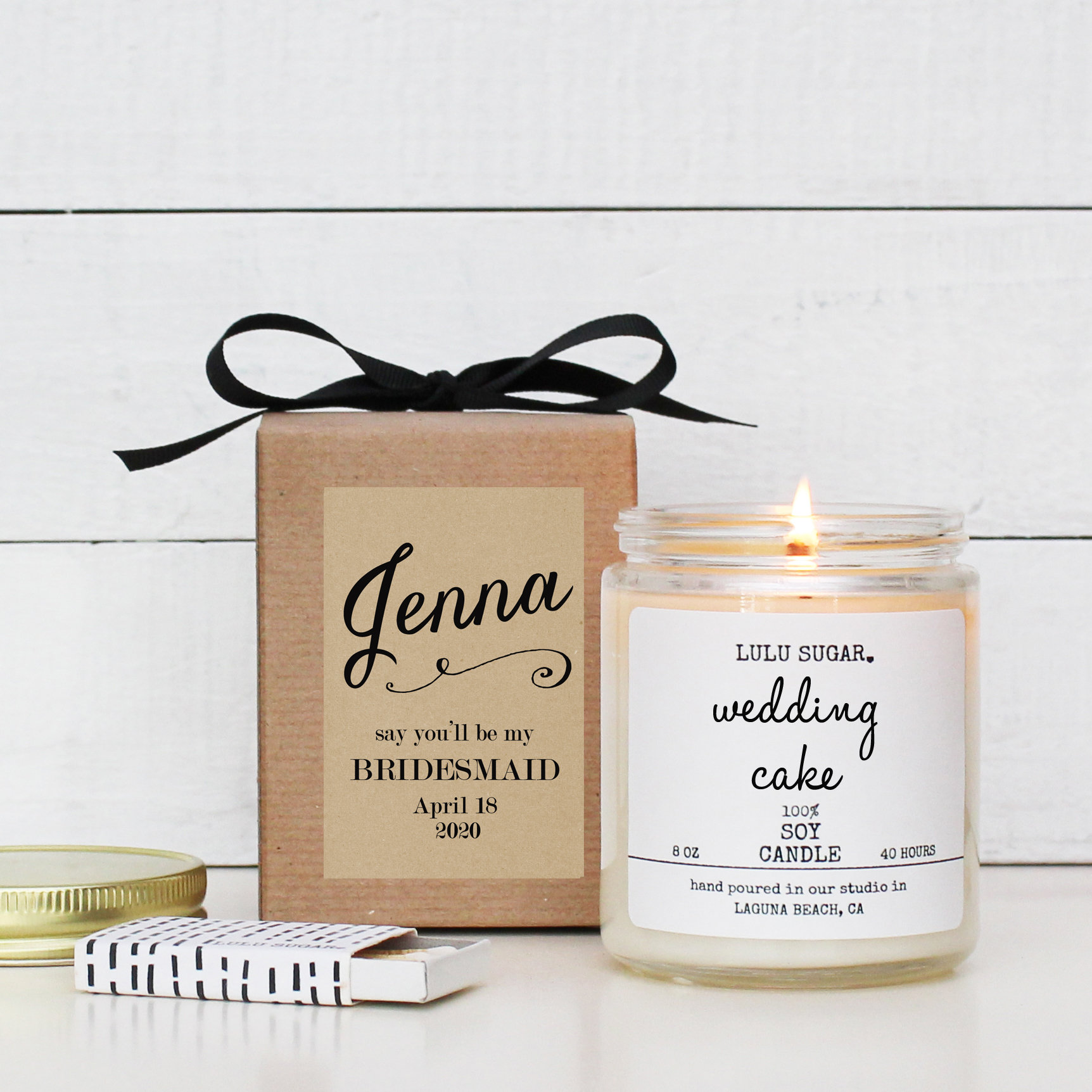 Gift Under 25 Bridesmaid Proposal Gift Candle Will You Be My Bridesmaid Bridesmaid Soy Candle Bridal Party Gift Bridesmaid Gift
