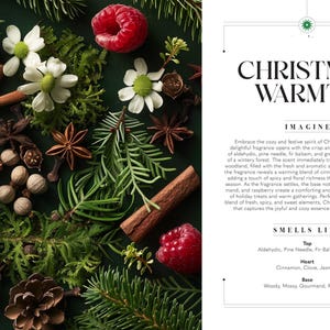 Christmas Warmth Soy Candle, Holiday Candle Gift, Scented Soy Candle, Decorative Candle, Choose Your Scent Bild 4