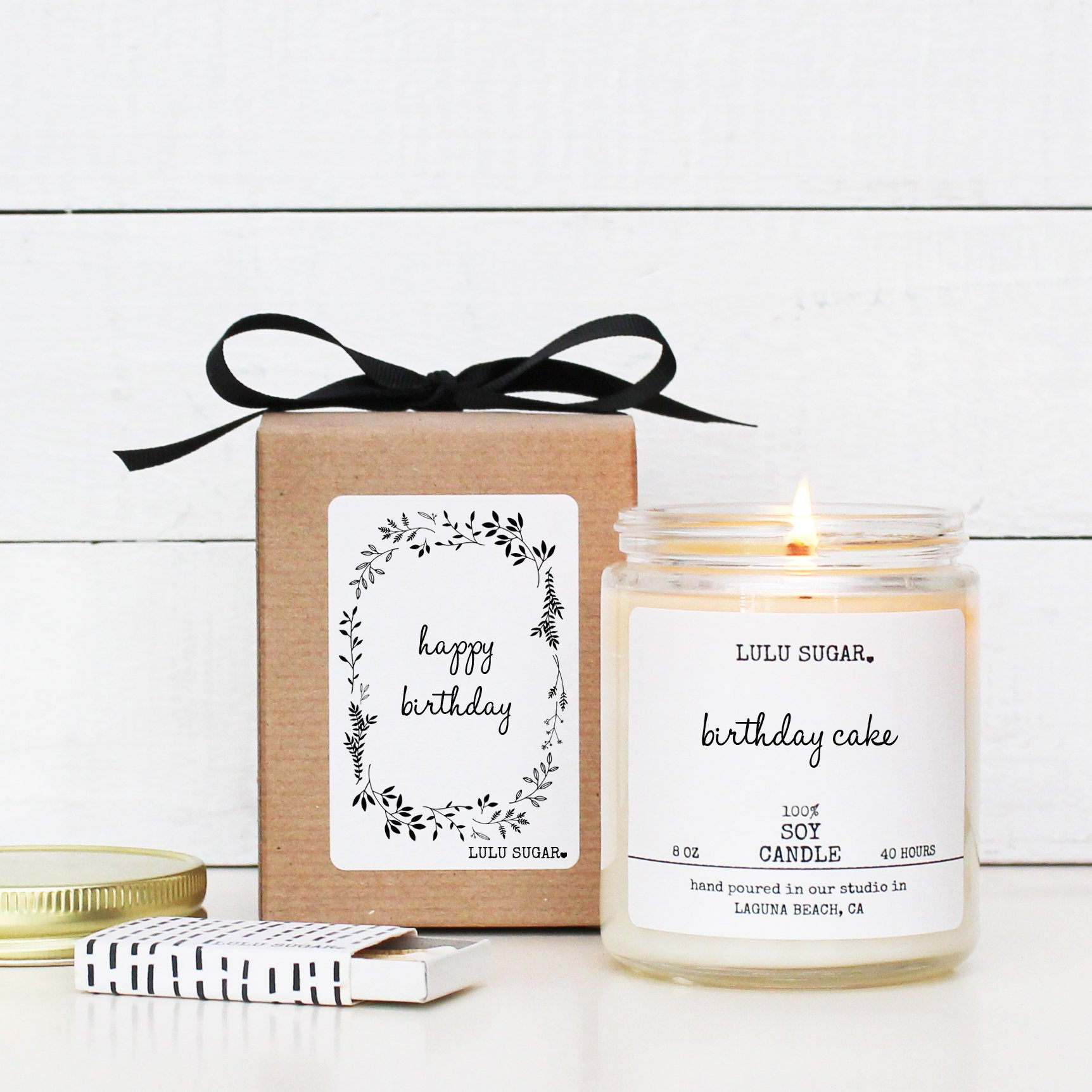 Birthday Gift Soy Candle 8 Oz Candle Happy Birthday Soy Candle Gift Birthday Candle Premium Soy Candle Birthday Cake Candle