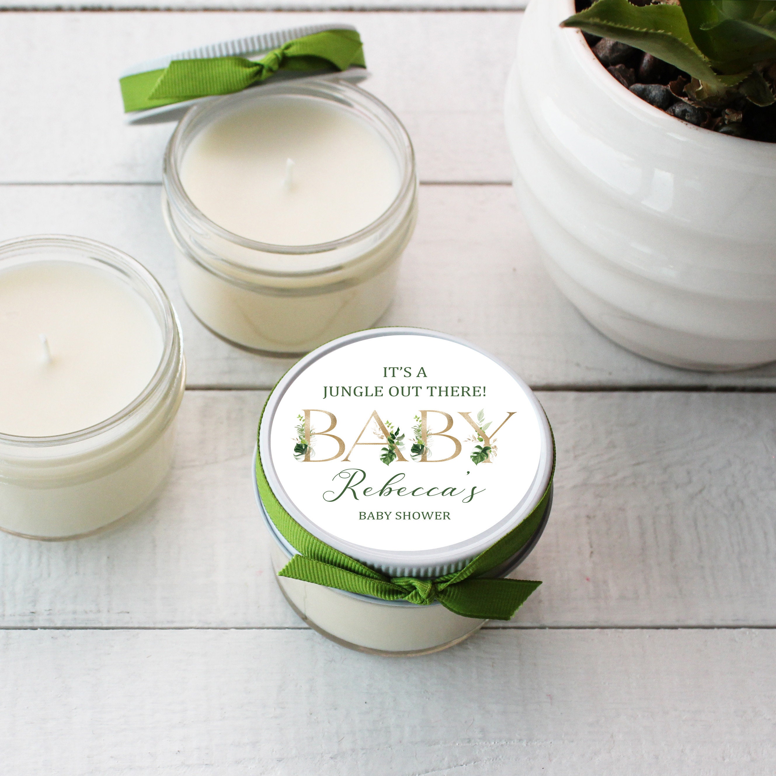 jungle baby shower favors