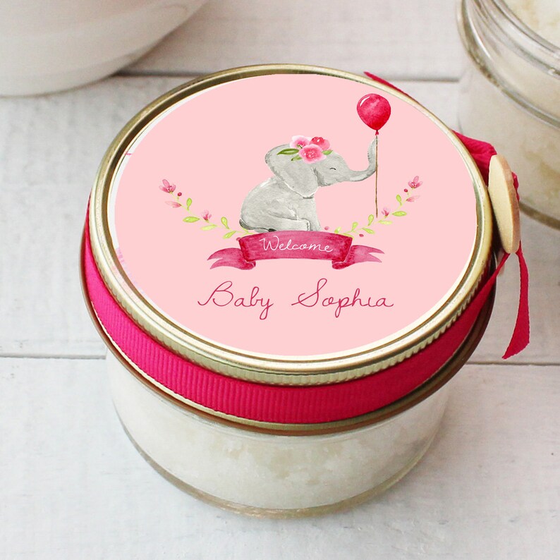 Baby Shower Favor Candles Elephant Baby Shower Favor Etsy