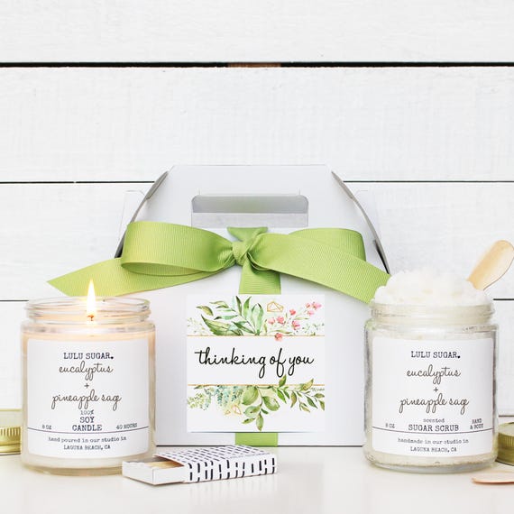 Thinking of You Gift Set Thinking of You Gift For Her Gift Etsy