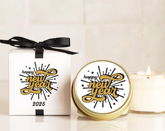 New Year's Eve Party Favor Candles Personalized 2027 Gifts