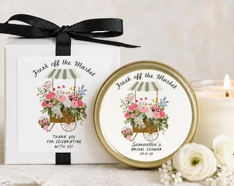 Fresh Off the Market Bridal Shower Favors for Guests Bridal Shower Candles Party Favors Trending Etsy Bridal Shower Ideas