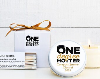 Personalized Graduation Favor Candle: Class of 2023 Soy Candle
