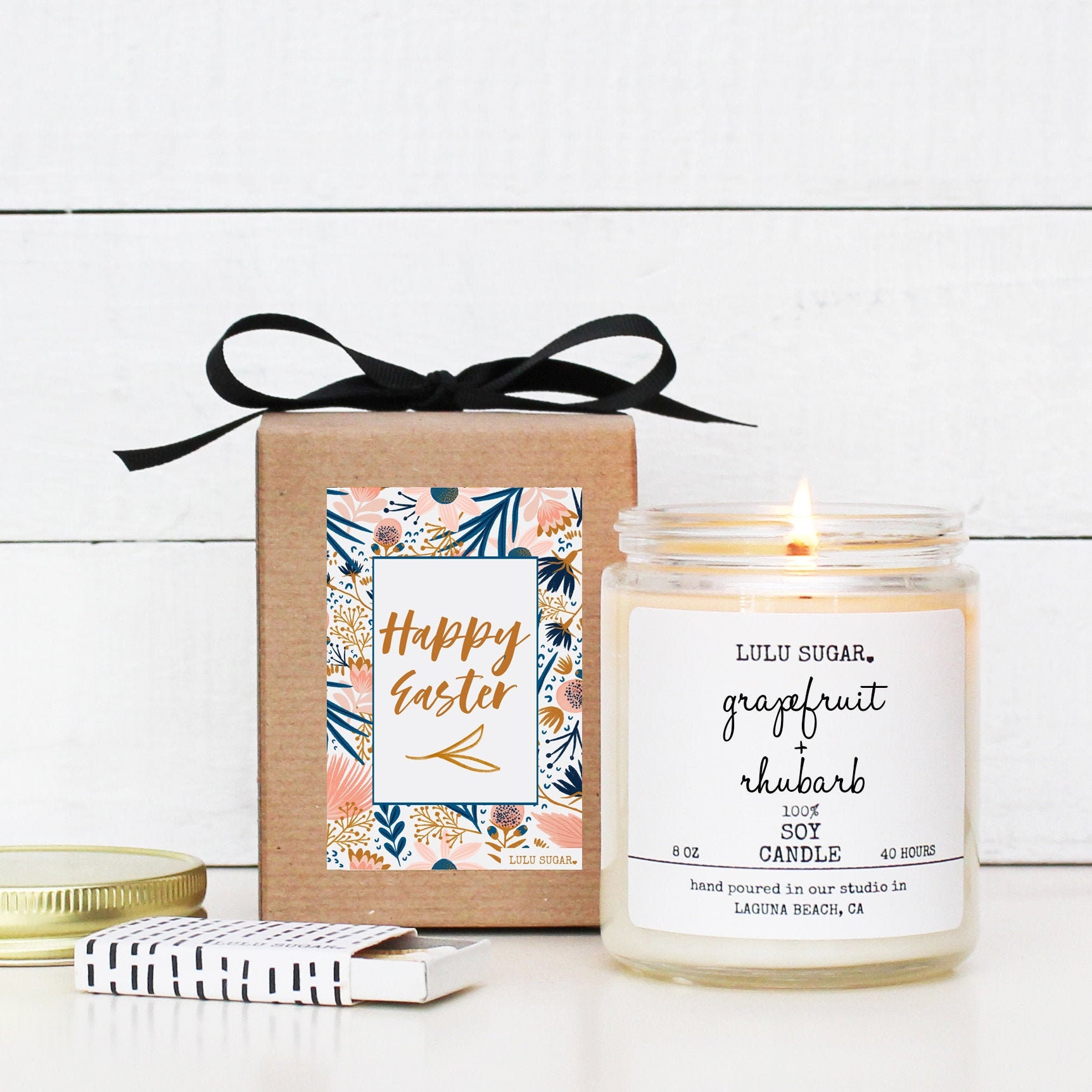 Easter Gift Soy Candle - 8 oz Candle - Happy Easter Candle ...