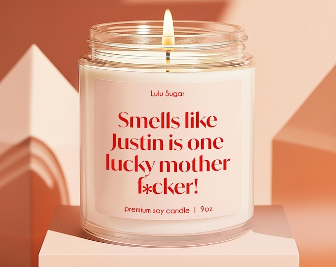 Funny Engagement Gift Personalized Wedding Gift The Perfect Match Candle and Match Gift Set Couple Engagement Gift for Couple