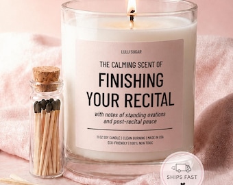 Dance Recital Gifts Candle Funny Gift for Dancer Dance Teacher Gift End of Year Dance Team Candle Ballet Gift