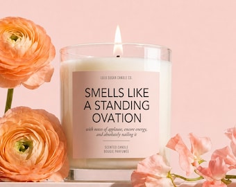 Performer Candle Gift Standing Ovation Actor Singer Dancer Theater Recital