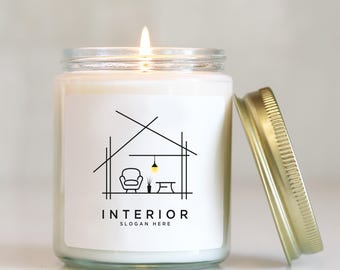 Personalized Candles Realtor Closing Gifts Client Gifts Custom Candles Logo Candle Corporate Gift Candle