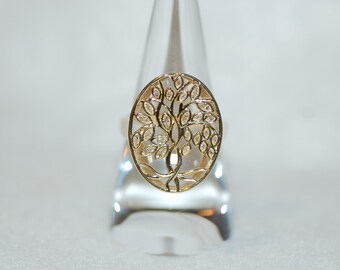 Diamond Tree of Life Ring