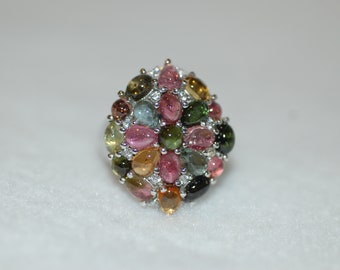 Tourmaline Caviar Ring