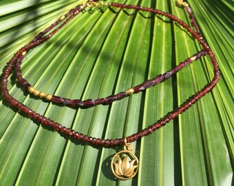 Lotus Pendant Necklace