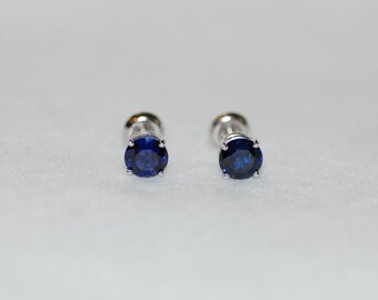 Sapphire Stud Earrings