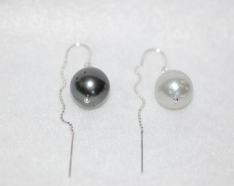 Black and White Pearl Threads