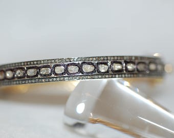 Vintage Style Diamond Bangle Bracelet