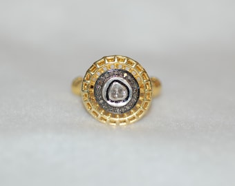 Sunburst Diamond Ring