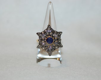 Sapphire Star Ring