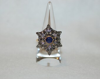 Sapphire Star Ring